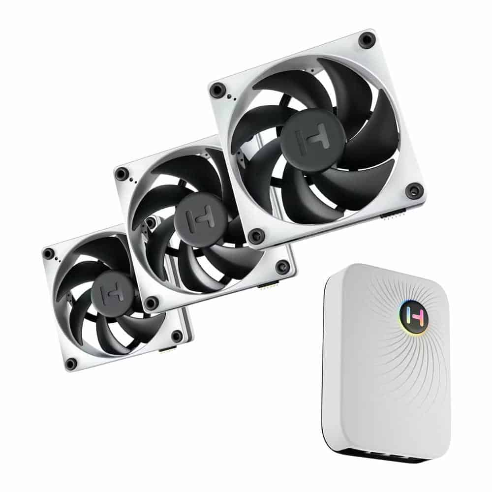 HYTE THICC FP12 120MM PWM Fan 3PK + NP50 I/O Hub